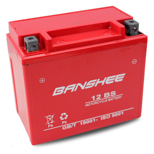 YTX12-BS Banshee- Maintenance Free - Sealed, Lead-Acid AGM Motorcycle Battery