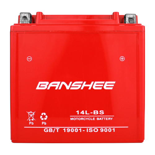 Banshee Replacement for Yuasa YTX14L-BS Battery 4-Year Warranty 1