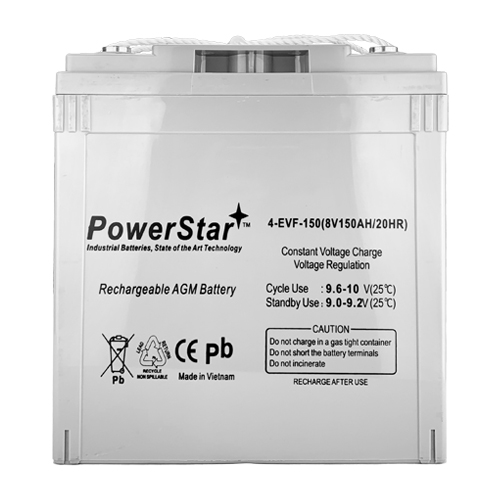 PowerStar Battery For Trojan T-875 GC8 8V 150Ah Deep Cycle Flooded Lead Acid Battery