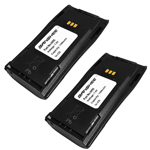 2x 1100mAH NICD NNTN4496 Battery for MOTOROLA CP150 CP200 PR400 EP450
