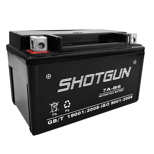 Shotgun YTX7A-BS Power Sports Battery Replaces 7A-BS CYTX7A-BS GTX-7A-BS