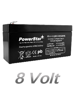 8 Volt Sealed Lead Acid Batteries
