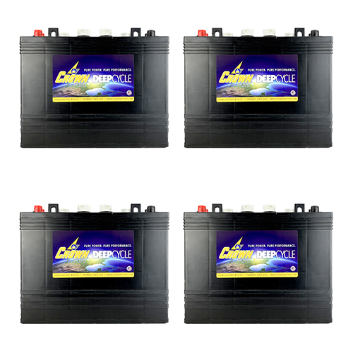 Crown Replacement Battery for Trojan T1275 150 AH Deep Cycle Battery X4