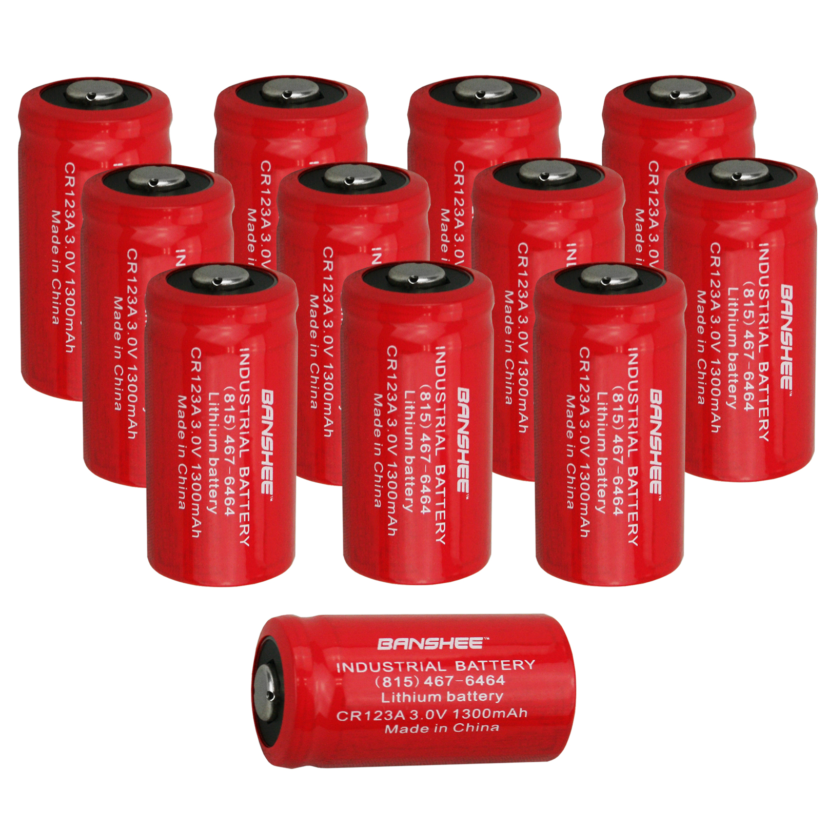 12 PACK Tank Brand Replacement CR123A for Surefire 123A Lithium Batteries