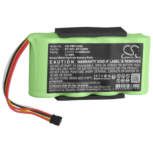 3000MAH High Capacity BP120 battery for Fluke Scopemeter 123, 123S