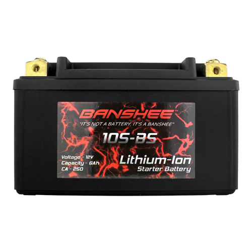 Banshee YTZ10S Z10S Lithium Ion Sealed Motorcycle Battery 12v 250CA Compatible with Yamaha YZF-R6 FZ8 FZ-07 YZF-R1 FJ09