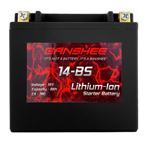 YTX14-BS Lithium ion Battery Replaces Walmart Motorcycle Battery