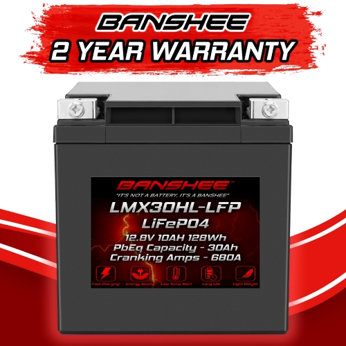 Lithium Motorcycle Battery for YTX30L-BS