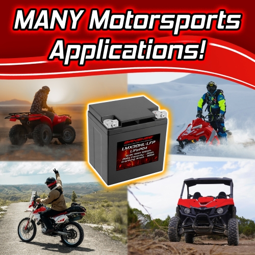 Banshee Replacement for Antigravity ATX30 RE-START LiFEPO4 Battery 6