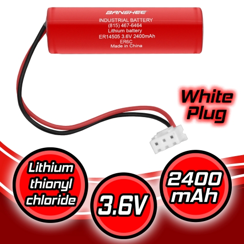 ER6C 3.6V 2400mAh Lithium LI-THIONYL Battery For PLC MAXELL Battery 2