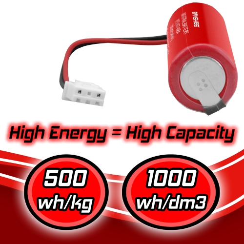 ER6C 3.6V 2400mAh Lithium LI-THIONYL Battery For PLC MAXELL Battery 3