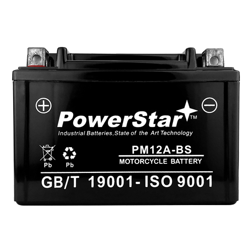12A-BS PowerStar SLA AGM Battery 1
