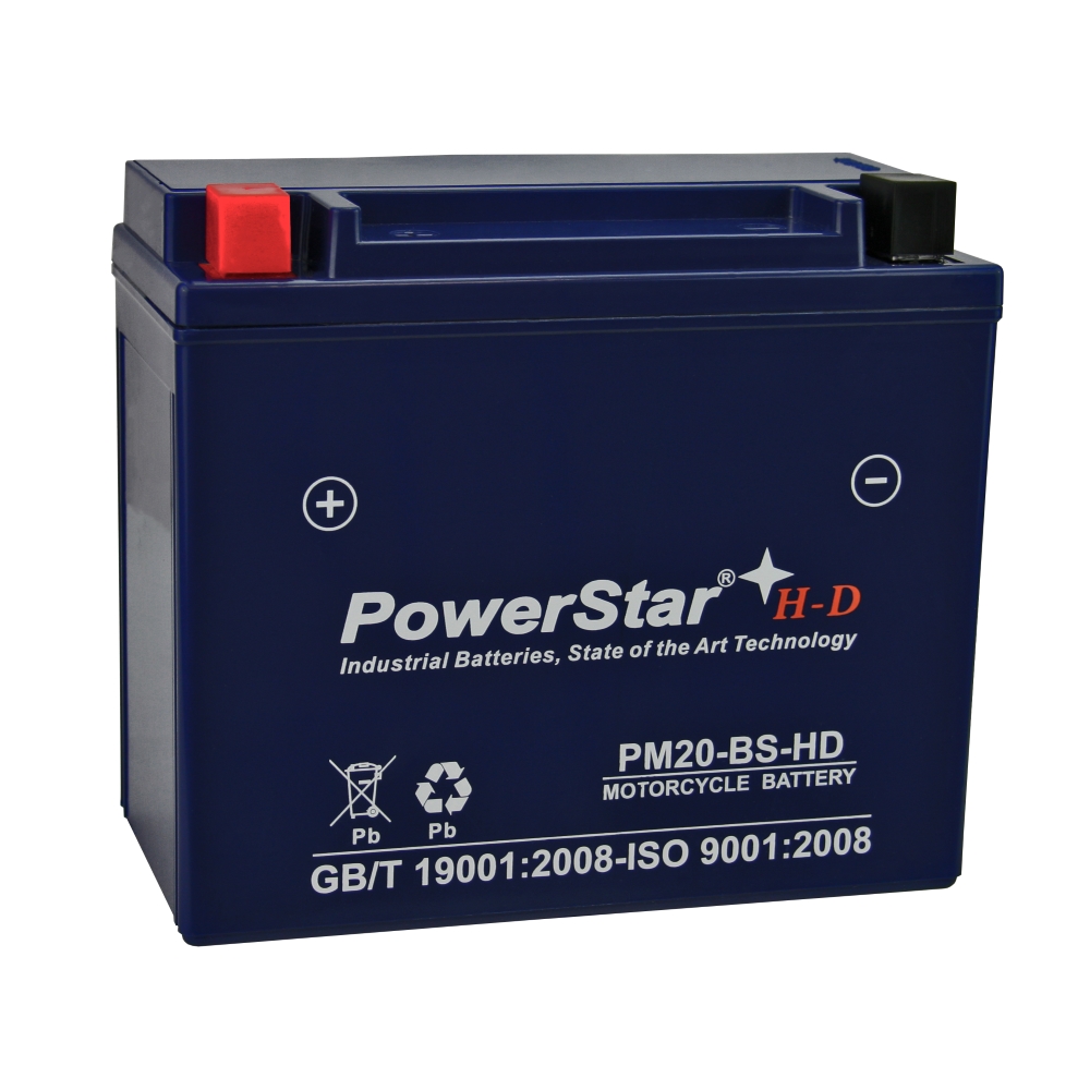 YTX20-BS Battery by PowerStar H-D 285CCA 1