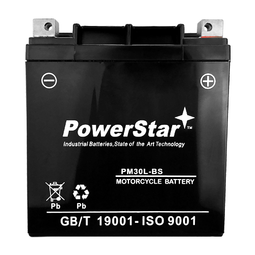PowerStar 12V 30AH 280CCA Battery for Polaris Slingshot