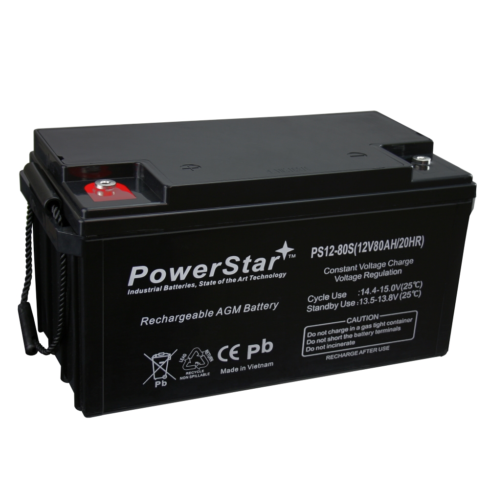 PowerStar Replacement Battery for Union GC12V75