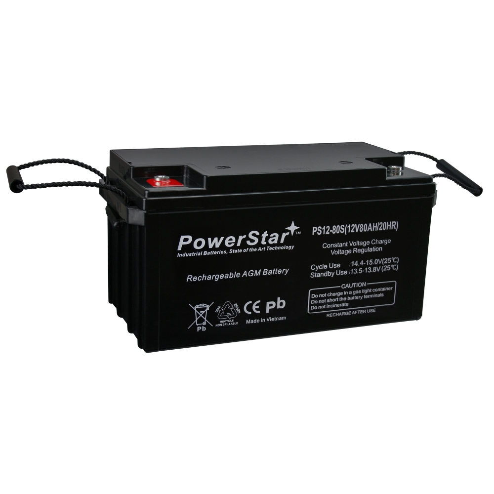 PowerStar Replacement Battery for Union UPS12-80 1