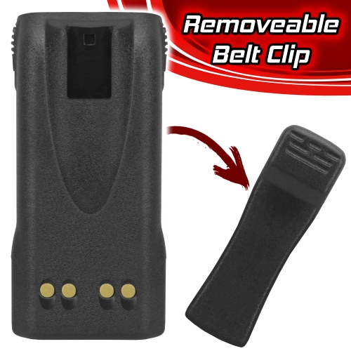 Banshee 2500mAh Ni-MH NTN9815 NTN9858 Battery for MOTOROLA XTS1500 XTS2500 Radio 3