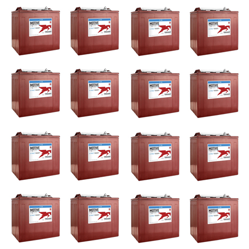 16 Pack of Trojan T105 Deep Cycle Batteries for Duffy Boat  22' Cuddy Cabin