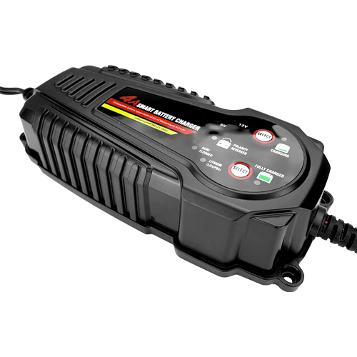 Banshee 6/12V 4A Fully Automatic Battery Charger/Maintainer for Lithium & SLA