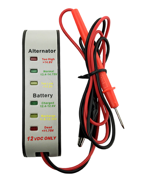 Hand Held Charging System Analyzer For Automotive Batteries