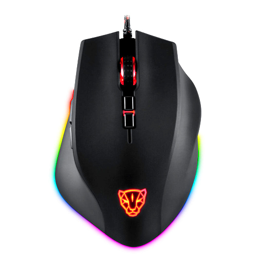 Wired Gaming Mouse RGB Spectrum Backlit Ergonomic Mouse Programmable Buttons up to 5000 DPI for Windows PC Gamers
