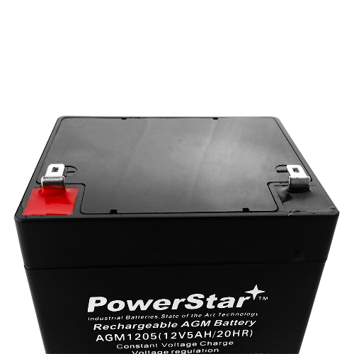 PowerStar replaces Mighty Max ML5-12 - 12 VOLT 5 AH SLA BATTERY 1