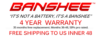 Banshee Replacement for Ytz14s 12V 10Ah 250cca SLA Power Sport Battery