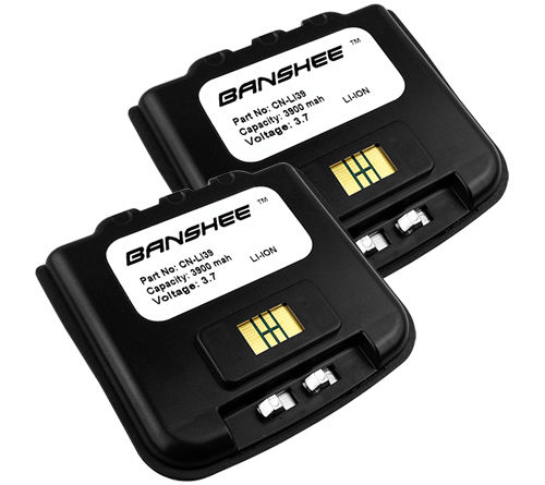 2 Batteries for Intermec AB9 Barcode Scanners Extended battery, higher capacity