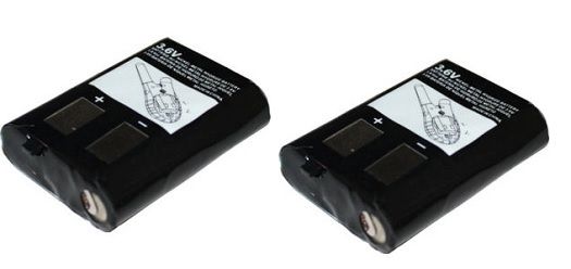 New Replacement Battery 2 Pack 53617 for Motorola 2-Way Radios KEBT-086 FRS-010
