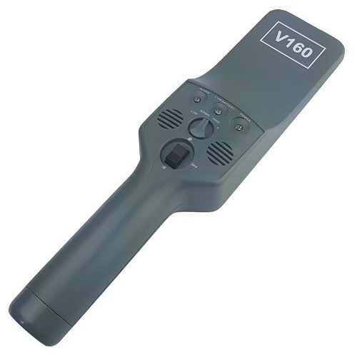 Professional Hand Wand Metal Detector LED Alarm Vibrating High Sensitivity Wand