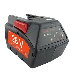 Tank Battery For MILWAUKEE 28V M28 48-11-2830 3.0Ah w// LED Gauge Battery