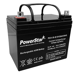 (2) 12V 18Ah Battery For Black & Decker Cmm1200 Mower - Replaces 24V Battery