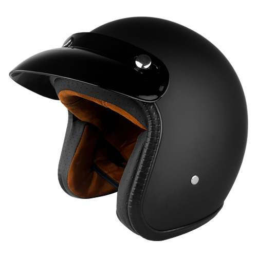 3/4 Open Face Motorcycle Helmet With Visor 4