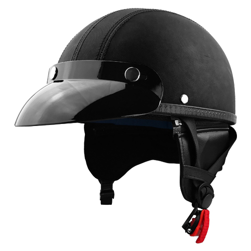 Half Motorcycle Helmet With Detachable Visor 6