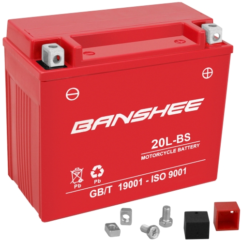 Banshee AGM YTX20L-BS ATV Motorcycle Harley Battery YTX20LBS-4 YR Warranty