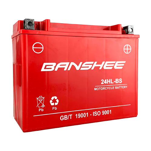 Banshee 24HL-BS 12V 412CCA AGM Powersport Battery