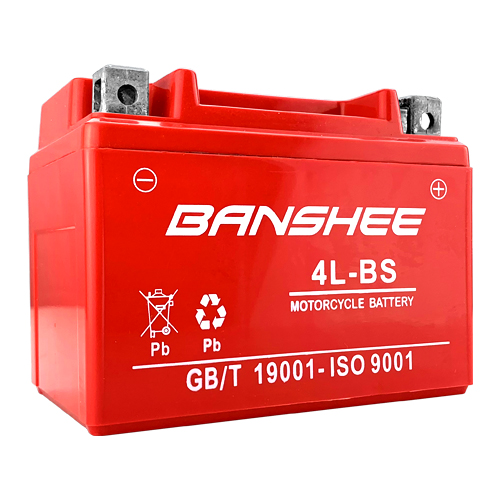 Banshee Replacement for YTX4L-BS High Performance - Maintenance Free - Sealed AGM Motorcycle Battery