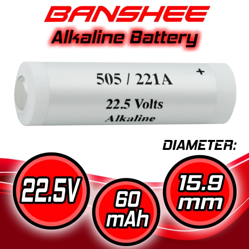 Eveready 505 battery Replacement aftermarket battery 2
