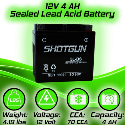 5L-BS Shotgun SLA AGM Battery