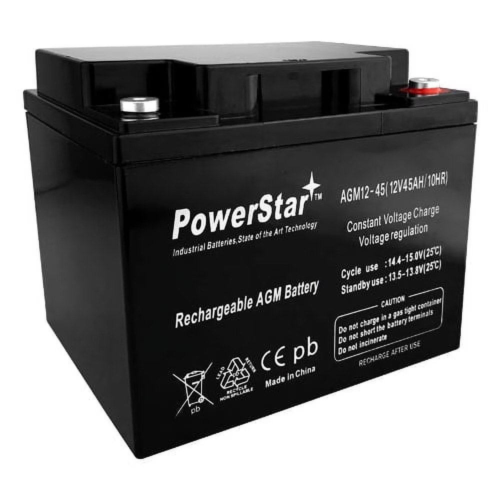 12V 45Ah AGM Deep Cycle Battery