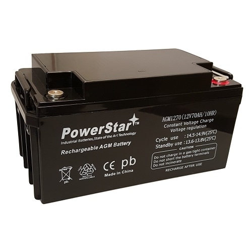 PowerStar Replaces PS-1280 12V 80Ah Sealed Lead Acid Battery