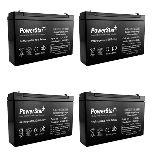 APC RBC34 Replacement PowerStar Battery Cartridge 4 Pack