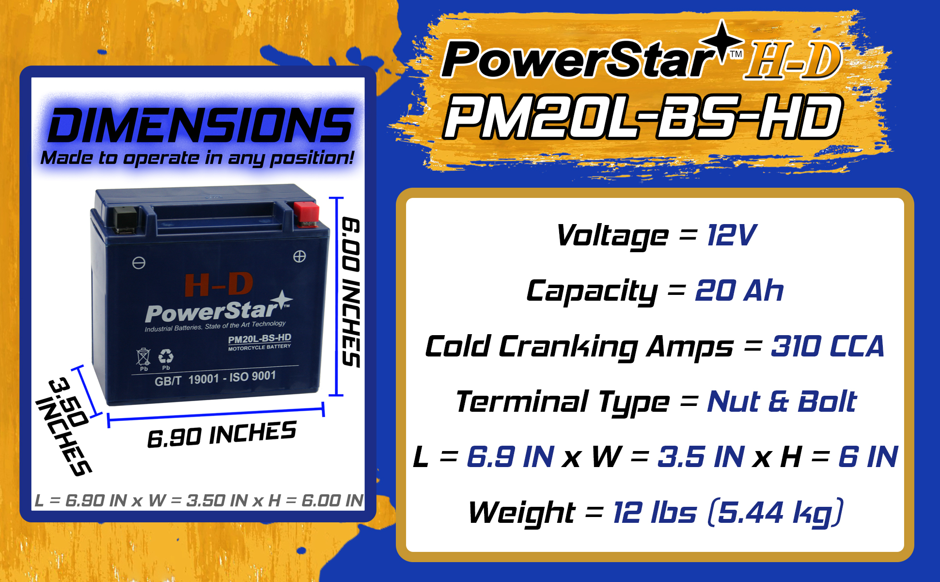 PowerStar 12V 9AH Opti Batteries 420E Replacement Battery 3 Year Warranty 90cb4796 61c8 4569 9d97 8ca72e76682f.1ab80b8575fda5bd4bbd98f5a574ae32