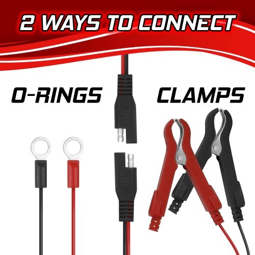 Banshee 12V 1A Car & Motorcycle Battery Smart Charger/Maintainer 3