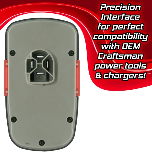 Craftsman 130279005 Replacement Power Tool Battery by Banshee Brand  19.2V 2Ah Ni-CD 2