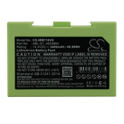Banshee Replacement Battery Compatible With Roomba e6, Roomba e6198, Roomba e619820, Roomba e6 E6134