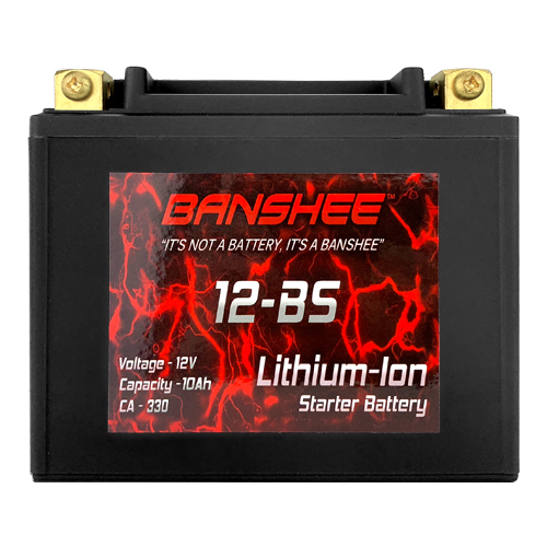 Lithium Ion 12-BS Sealed Motorcycle Starter Battery