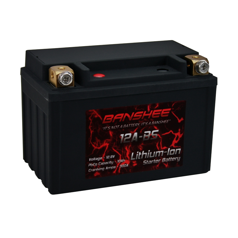 Banshee LiFEPO4 Sealed Powersports Battery 12V 300 CCA Compatible