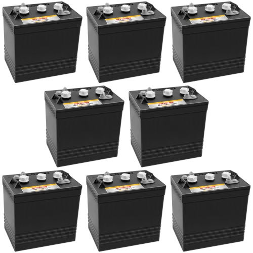 8 Pack (48V Combo) of Banshee Heavy Duty 6V Flooded Lead Acid Batteries, Replaces Trojan T105, T125, T145, T605