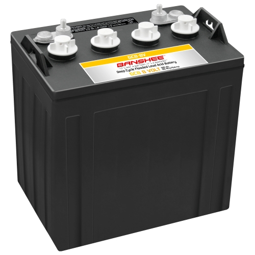 Banshee Heavy Duty 8V Flooded Lead Acid Battery, Replaces Trojan T875